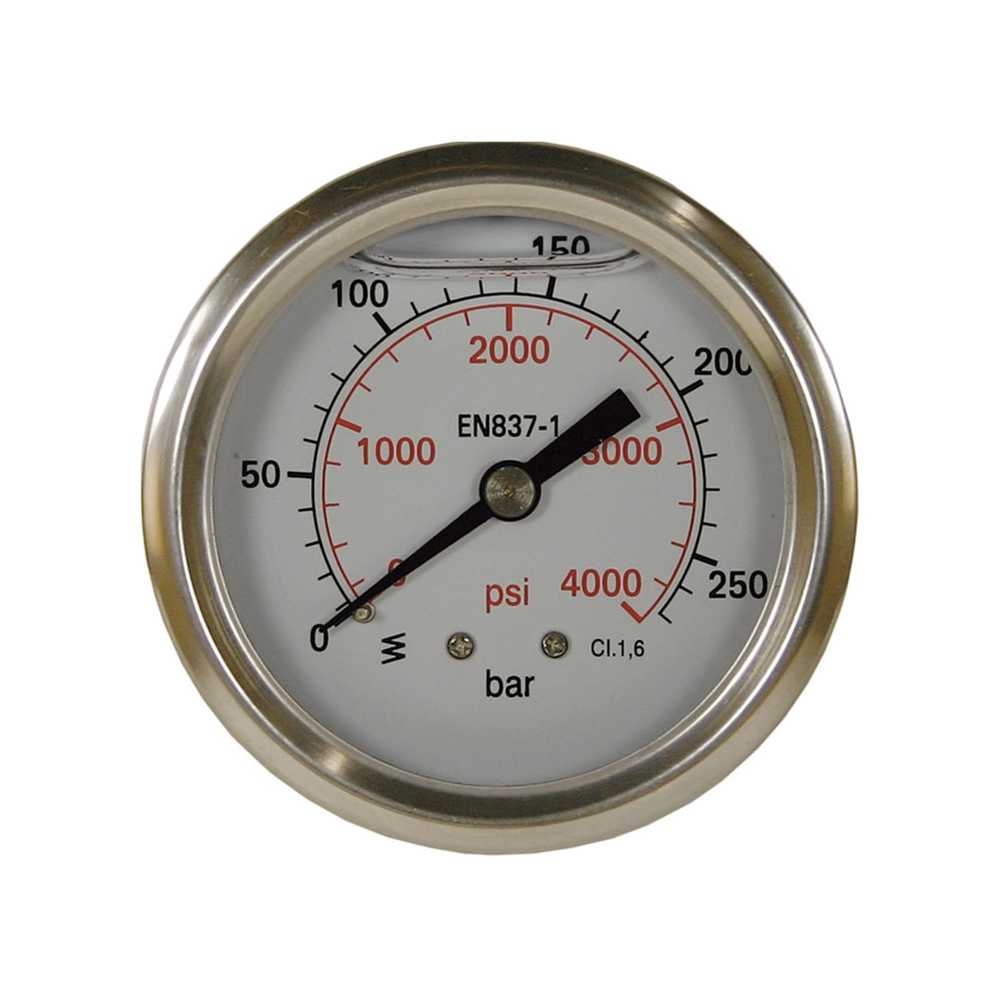 Lepmerk 2-1/2 ''Manometer Wasserdruck prüfgerät hochpräzise 3/4''  Innengewinde 0-1/2 psi mit rotem Zeiger